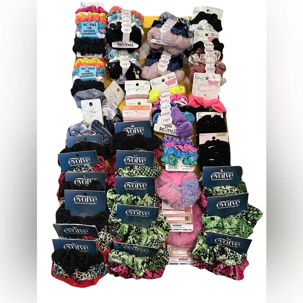 Scrunchie, hair tie lot of Over 25 Multipack , NEW